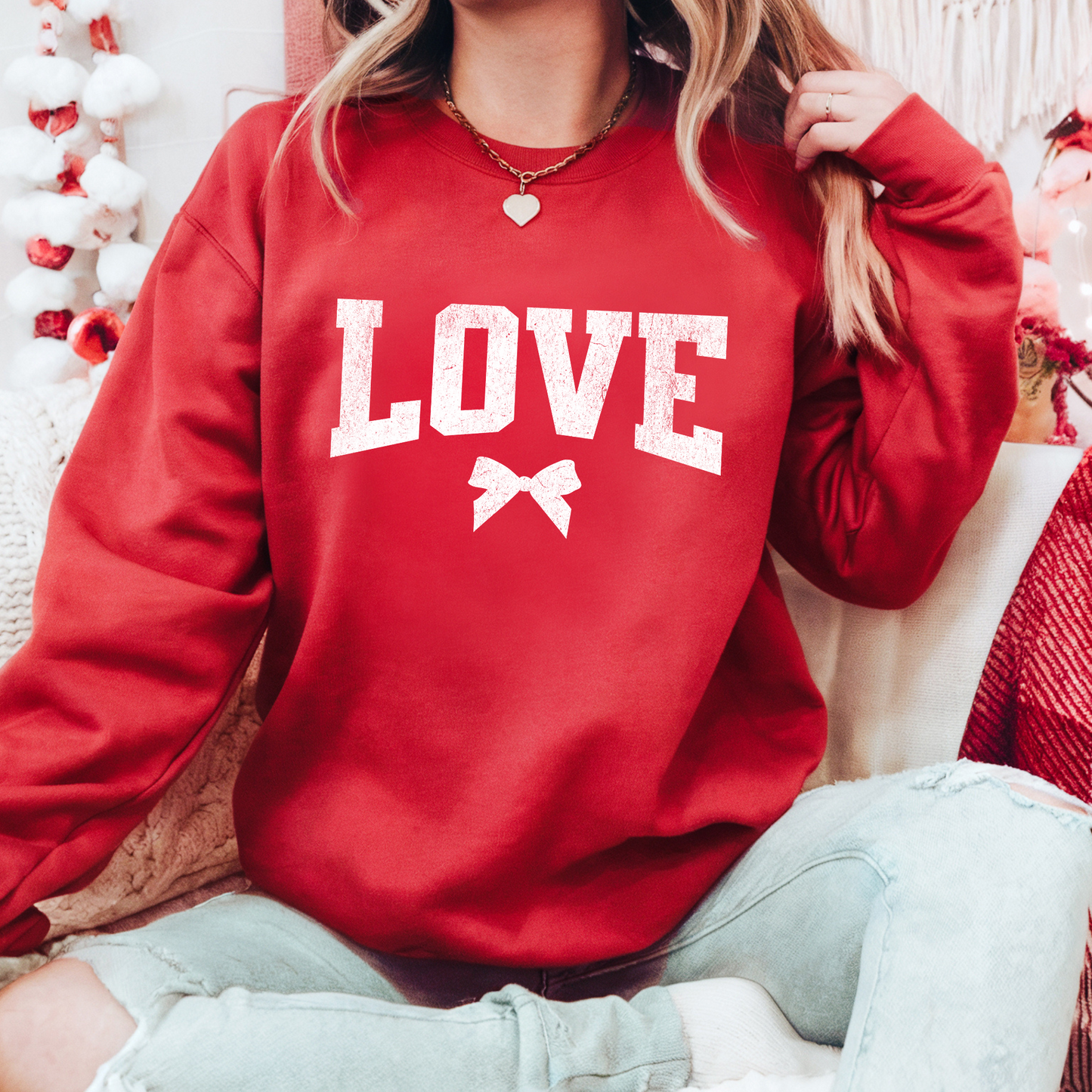 Love Bow Sweatshirt