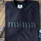 MAMA TEE- MIDNIGHT BLACK