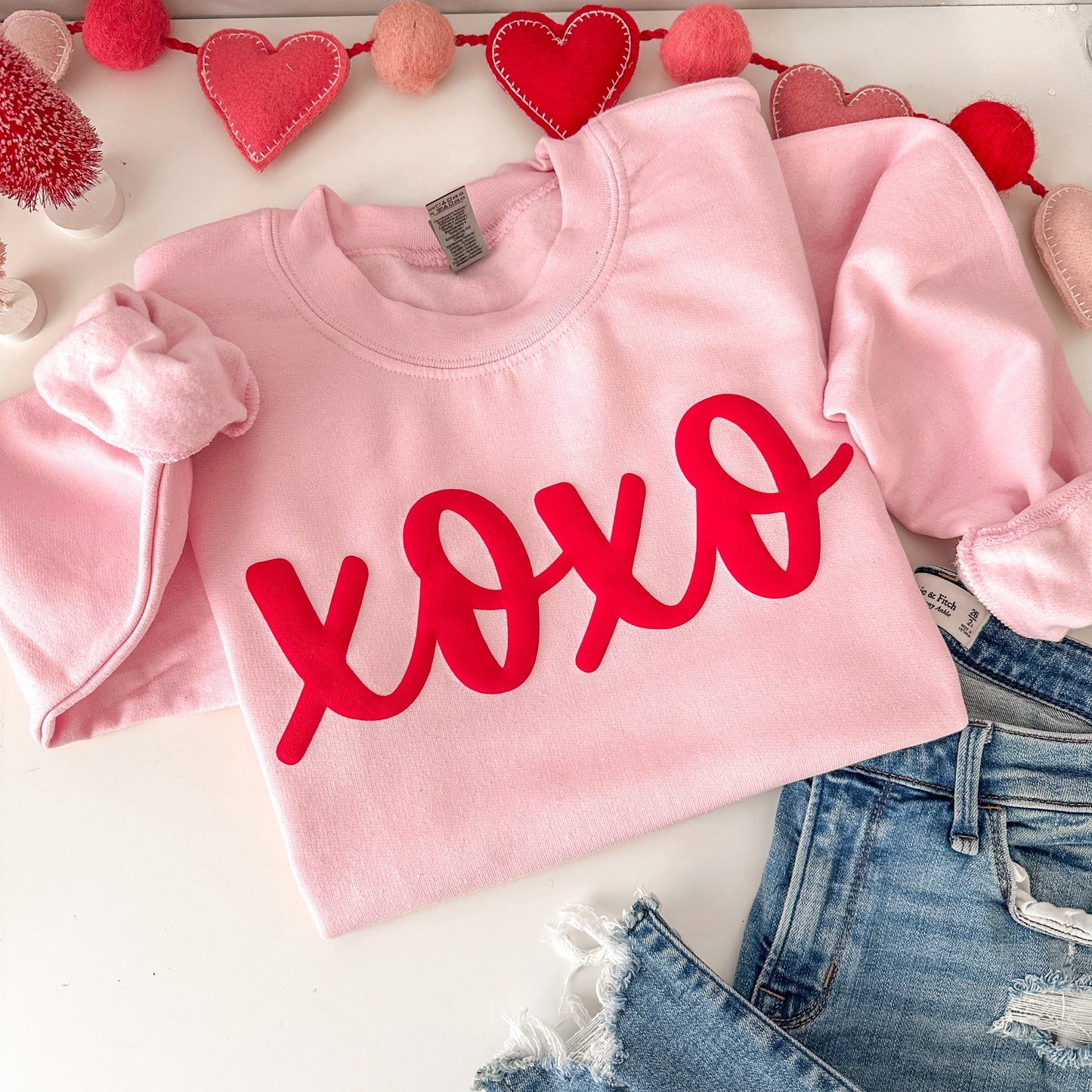 XOXO Sweatshirt - PINK