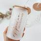 Personalized Bridesmaid Glass Tumblers