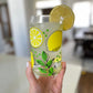 Lemons glass cup