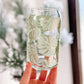 Monstera Leaf Glass cup
